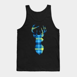 Deer Plaid Tank Top